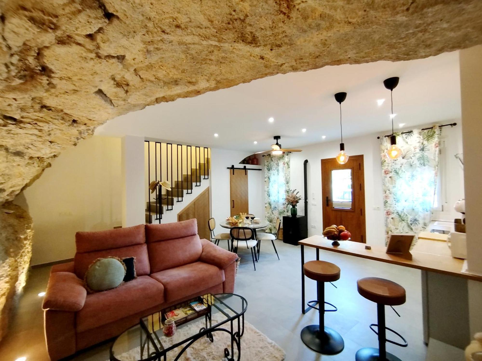 Casa Cueva Las Chicas Del Puente Setenil De Las Bodegas Eksteriør bilde